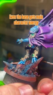 Going hard on this #zeratul #miniaturepainting #starcraft